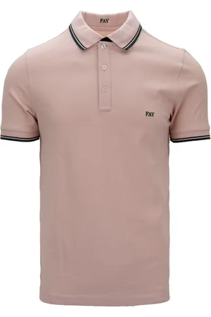 FAY Hombre, Camisetas, Rosa, Talla: S