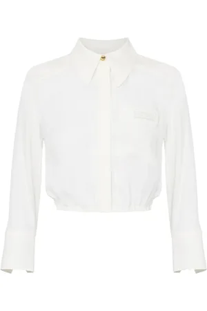 Elisabetta Franchi Mujer, Blusas y Camisas, Blanco, Talla: L