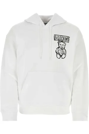 Moschino Hombre, Sudaderas, Blanco, Talla: M