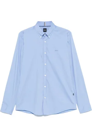 HUGO BOSS Hombre, Camisas, Azul, Talla: L