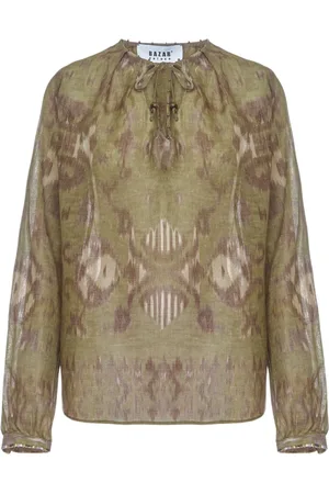 Bazar Deluxe Mujer, Blusas y Camisas, Verde, Talla: S