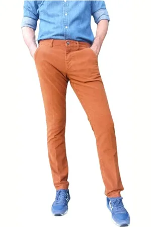 Masons Hombre, Pantalones, Marrón, Talla: L