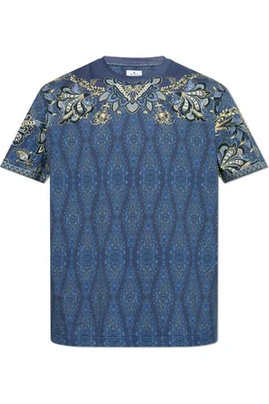 Etro Hombre, Camisetas, Azul, Talla: 2XL