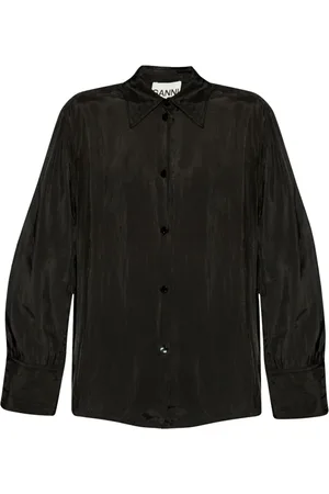 Ganni Mujer, Blusas y Camisas, Negro, Talla: L
