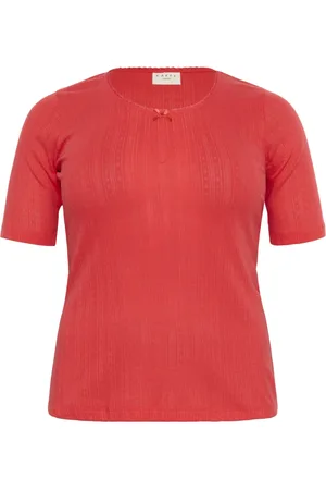 Kaffe Mujer, Blusas y Camisas, Rojo, Talla: S