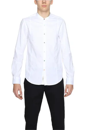 GIANNI LUPO Hombre, Camisas, Blanco, Talla: S