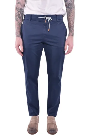 ELEVENTY Hombre, Pantalones, Azul, Talla: W34