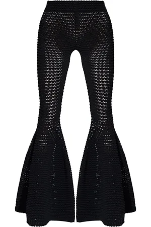 Alaïa Mujer, Pantalones, Negro, Talla: M