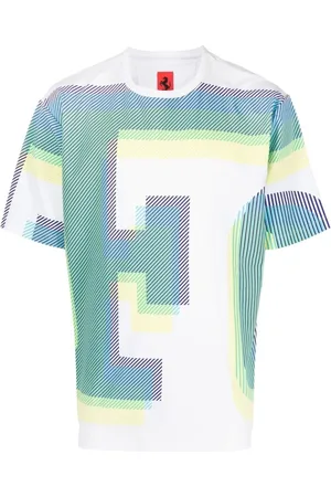 FERRARI Hombre, Camisetas, Blanco, Talla: S