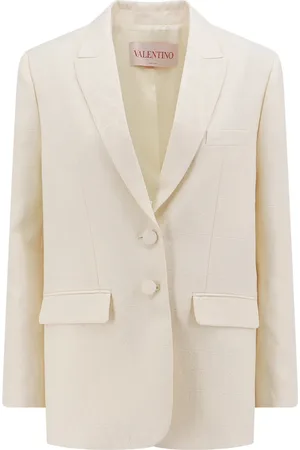 VALENTINO Mujer, Chaquetas, Blanco, Talla: S