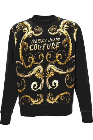 VERSACE Hombre, Sudaderas, Negro, Talla: XL
