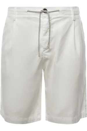 ELEVENTY Hombre, Pantalones cortos, Blanco, Talla: W32