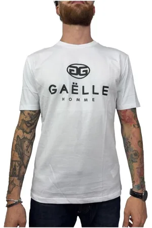 GAËLLE Hombre, Camisetas, Blanco, Talla: M