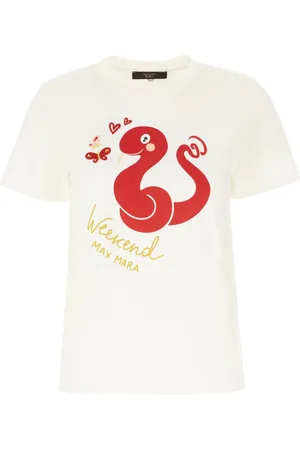 Max Mara Mujer, Camisetas, Blanco, Talla: L