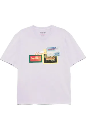MARTINE ROSE Hombre, Camisetas, Púrpura, Talla: M