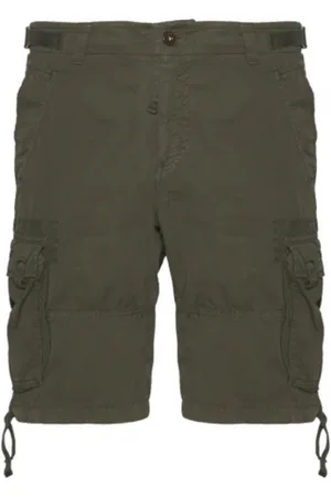 Aeronautica Militare Hombre, Pantalones cortos, Verde, Talla: S