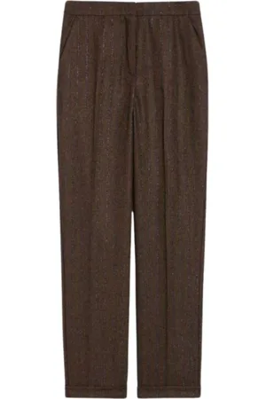 iBlues Mujer, Pantalones, Marrón, Talla: 2XL