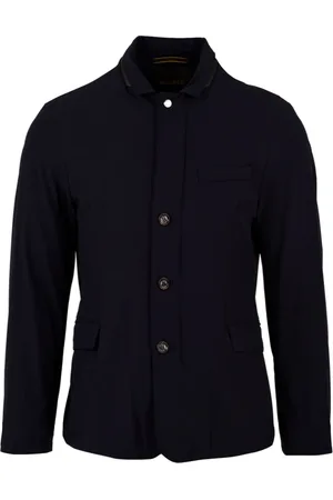 MOORER Hombre, Chaquetas, Azul, Talla: L