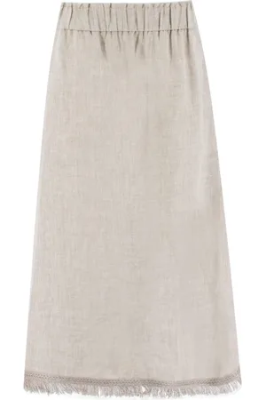 LE TRICOT PERUGIA Mujer, Faldas, Gris, Talla: M