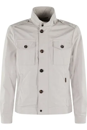 MOORER Hombre, Chaquetas, Gris, Talla: XL