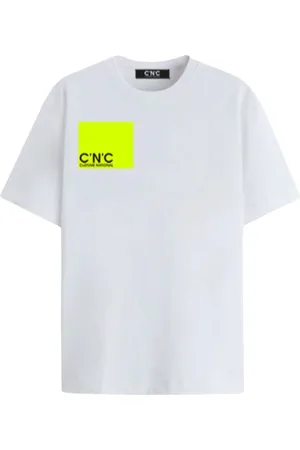 Costume National Hombre, Camisetas, Blanco, Talla: L