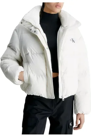 Calvin Klein Mujer, Chaquetas, Blanco, Talla: L