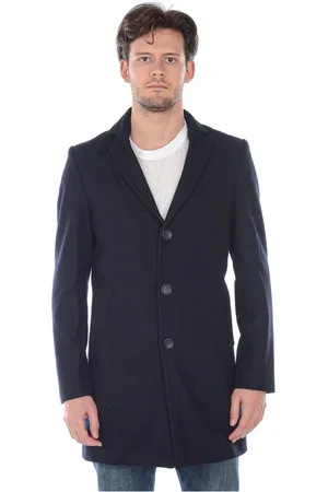 D.A. Daniele Alessandrini Hombre, Abrigos, Azul, Talla: XL