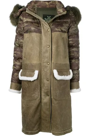 Mr & Mrs Italy Mujer, Abrigos, Verde, Talla: S