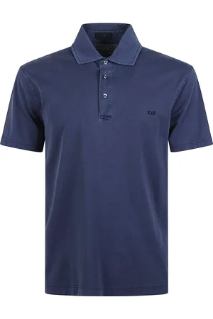 FAY Hombre, Camisetas, Azul, Talla: M