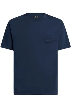 Etro Hombre, Camisetas, Azul, Talla: S