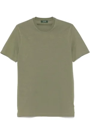 ZANONE Hombre, Camisetas, Verde, Talla: M