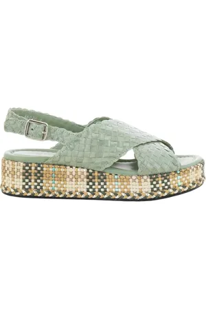 Pon´s quintana Mujer, Zapatos, Verde, Talla: 40 EU