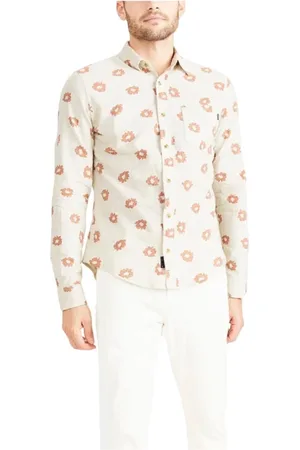 Dockers Hombre, Camisas, Blanco, Talla: L