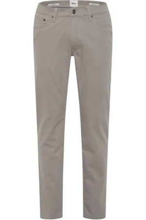 Brax Hombre, Pantalones, Gris, Talla: W36 L34