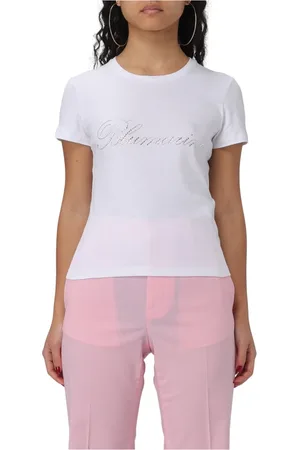 BLUMARINE Mujer, Camisetas, Blanco, Talla: L