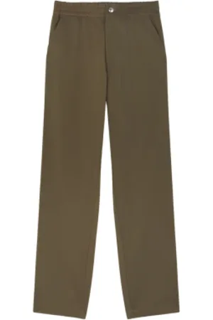 Maison Kitsuné Hombre, Pantalones, Verde, Talla: 2XS