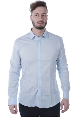 D.A. Daniele Alessandrini Hombre, Camisas, Azul, Talla: M