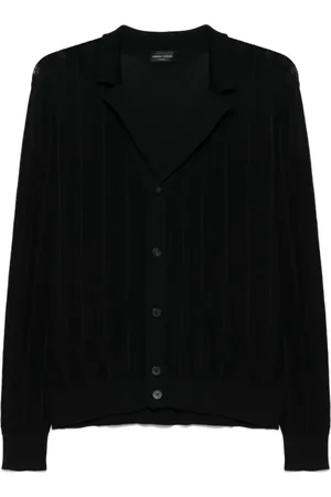 Roberto Collina Hombre, Jerseys, Negro, Talla: M