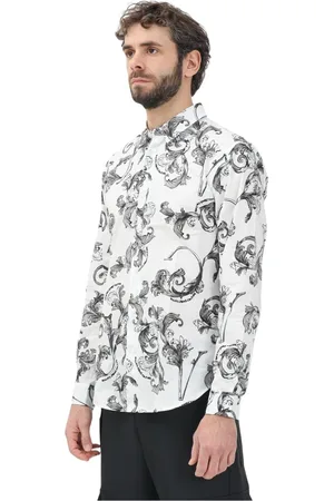 VERSACE Hombre, Camisas, Blanco, Talla: M