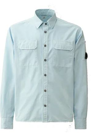 C.P. Company Hombre, Camisas, Azul, Talla: M