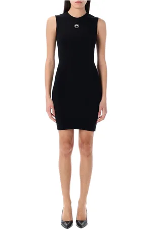 Marine Serre Mujer, Vestidos, Negro, Talla: S
