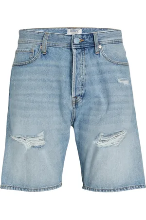 JACK & JONES Hombre, Pantalones cortos, Azul, Talla: XL