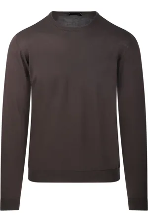 Roberto Collina Hombre, Jerseys, Marrón, Talla: M