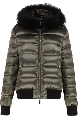 MOORER Mujer, Chaquetas, Gris, Talla: L