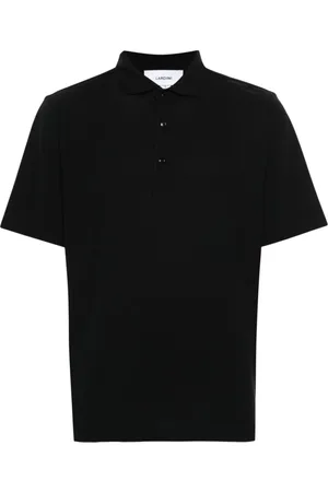LARDINI Hombre, Camisetas, Negro, Talla: XL