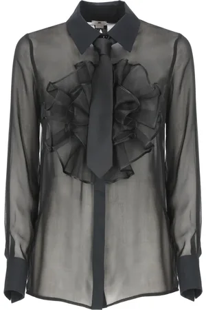 Elisabetta Franchi Mujer, Blusas y Camisas, Negro, Talla: M