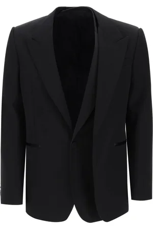 Alexander McQueen Hombre, Chaquetas, Negro, Talla: L