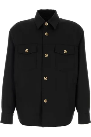 VERSACE Hombre, Chaquetas, Negro, Talla: M