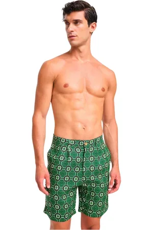 PENINSULA Hombre, Pantalones cortos, Verde, Talla: L