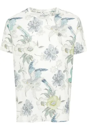 Etro Hombre, Camisetas, Blanco, Talla: M